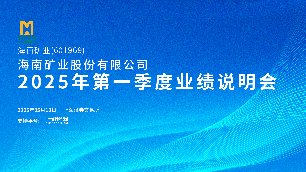 2025年第一季度業績說明會
